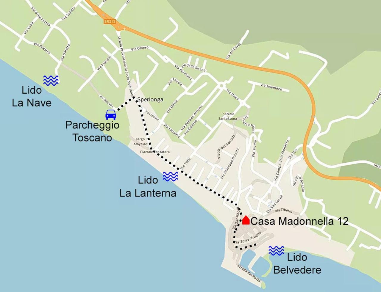 Casa Vacanza Madonnella 12 Sperlonga Exterior foto
